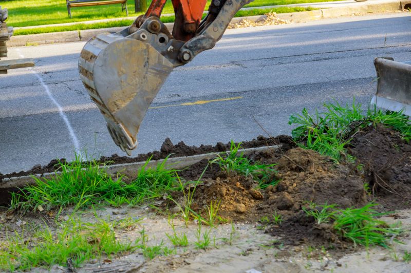 Utility Line Excavation