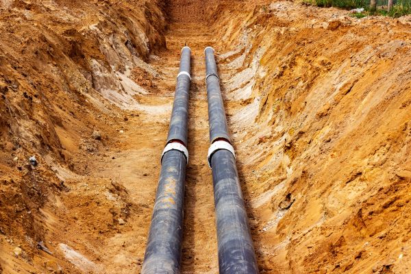 Water Line Trenching in Dawsonville