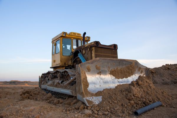 Bulldozer Land Grading in Dawsonville