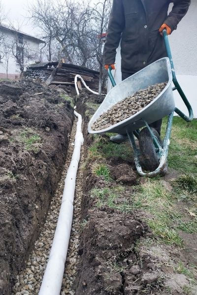 Drain Trenching in Dawsonville