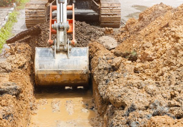 Water Line Digging in Dawsonville