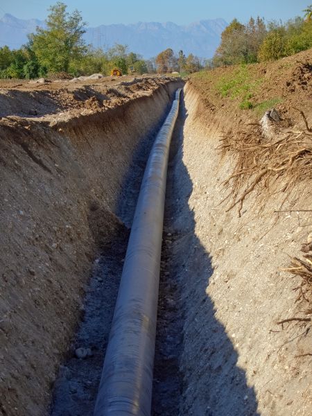Gas Pipe Trenching in Dawsonville