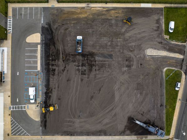 Parking Lot Excavation in Dawsonville