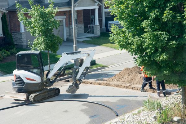 Electrical Line Trenching in Dawsonville